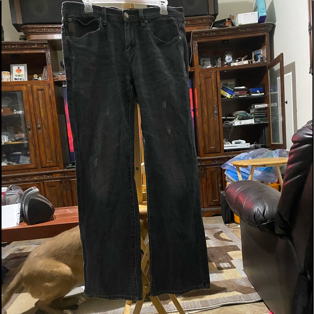 Marc Ecko Well Hung Boot Cut Blue Jeans